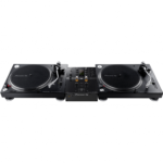 Pioneer DJ Set : 2x Platines Vinyles PLX-500 et 1x Table de Mixage DJM-250MK2 Noir