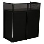 Innox FlexBooth 200 BK Cabine DJ Complète Pliable avec Panneaux Noirs et Sac Noir
