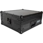 Innox IX-HX-SL1200 Flight Case pour Platine Vinyle DJ Finition Hexagon Noir
