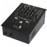 Omnitronic PM-222 Table de Mixage DJ 2 Canaux EQ 2 Bandes Compacte Noir