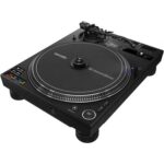 Pioneer DJ PLX-CRSS12 Platine Vinyle Hybride et Contrôleur DJ DVS Moteur Entraînement Direct Noir