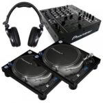 Pioneer DJ Pack Pro : 2x Platines Vinyles PLX-1000, Table de Mixage DJM-750MK2 et Casque HDJ-X7 Noir